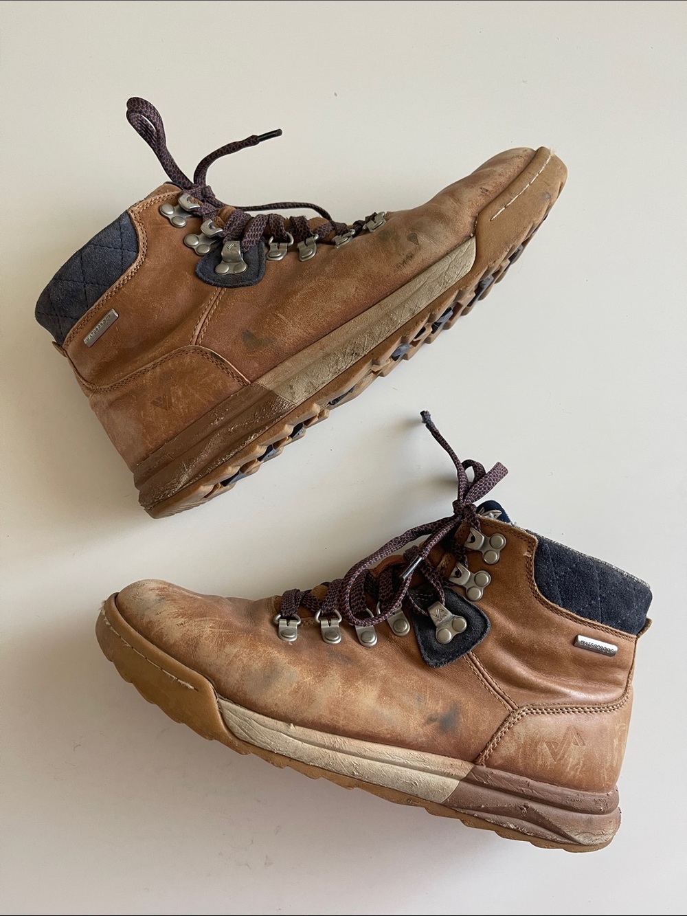 Forsake Patch Leather Hiking Boots